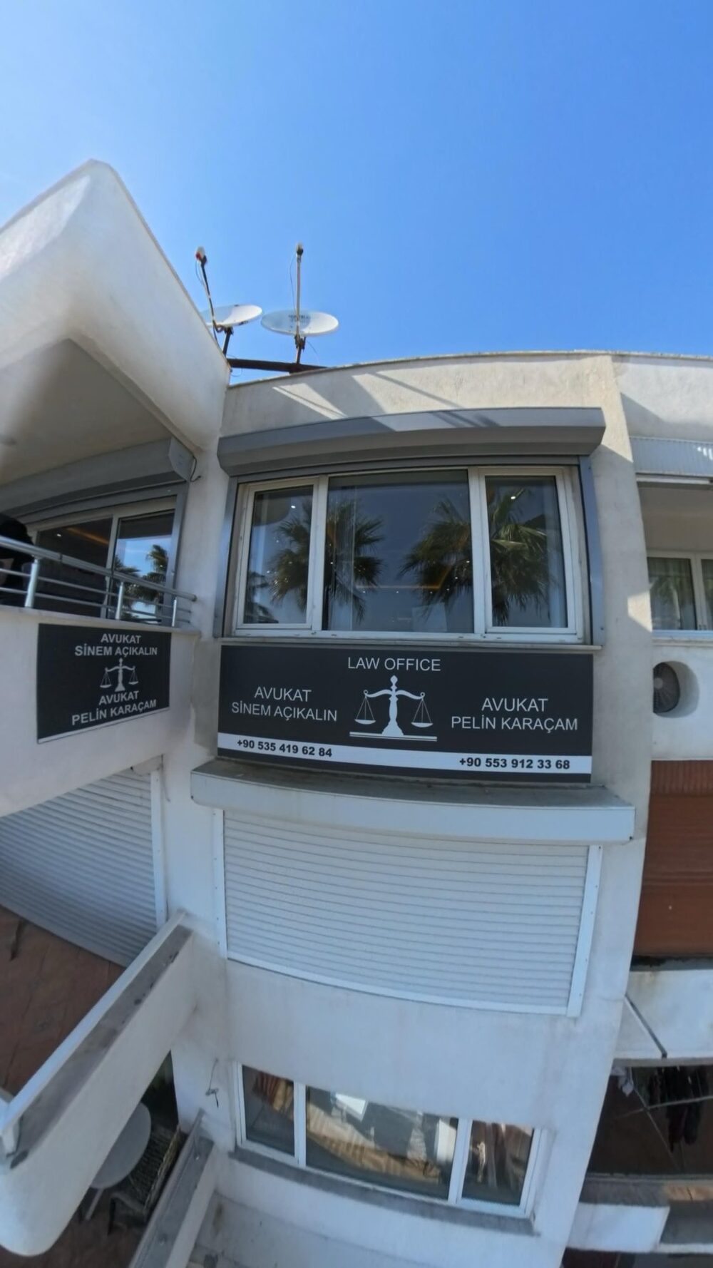 Av. Sinem Açıkalın hukuk bürosu dış cephe Marmaris Atatürk Caddesi